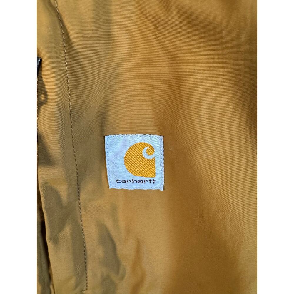 Carhartt Men's Rain Defender Relaxed Fit Fleece Reversible Jacket Small BRN/BLK - Picture 11 of 11